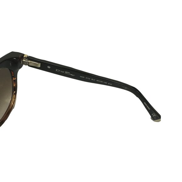 KY for Tura Sunglasses Cat Eye Black and Brown main image 5